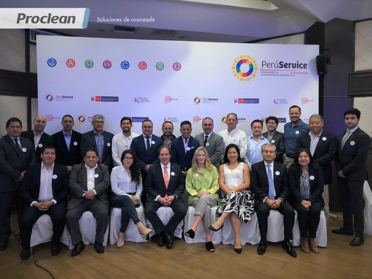 ProcleanPeru's tweet photo. Proclean participando de la Misión Comercial organizada por PromPerú. 🇵🇪 
¡Siempre buscando nuevas posibilidades de mercado! 🙌 https://t.co/rpuPDeo8kr