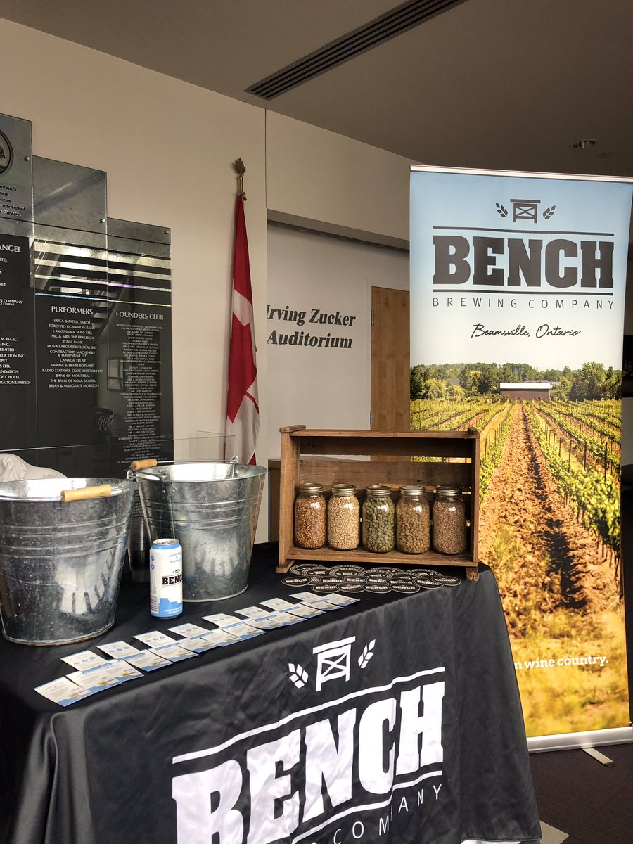 benchbrewing's tweet photo. Friends in #HamOnt: the #BenchBrigade is sampling our Stone Road White Ale @theatreaquarius for the @TRUEHAMILTONIAN spring launch! Stop on by to say hello and to grab a taste of the beer from wine country. #BenchBrewing #OntarioCraftBeer https://t.co/3sdBsKNygW