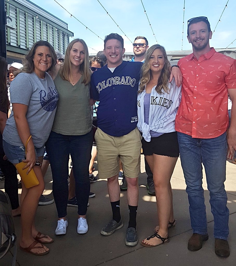 LaurenScharfTV's tweet image. It was SO great to see old HS friends at the Rockies Game. Can't believe we graduated 10 years ago.  #MOHI #09GetWet #MonarchCoyotes