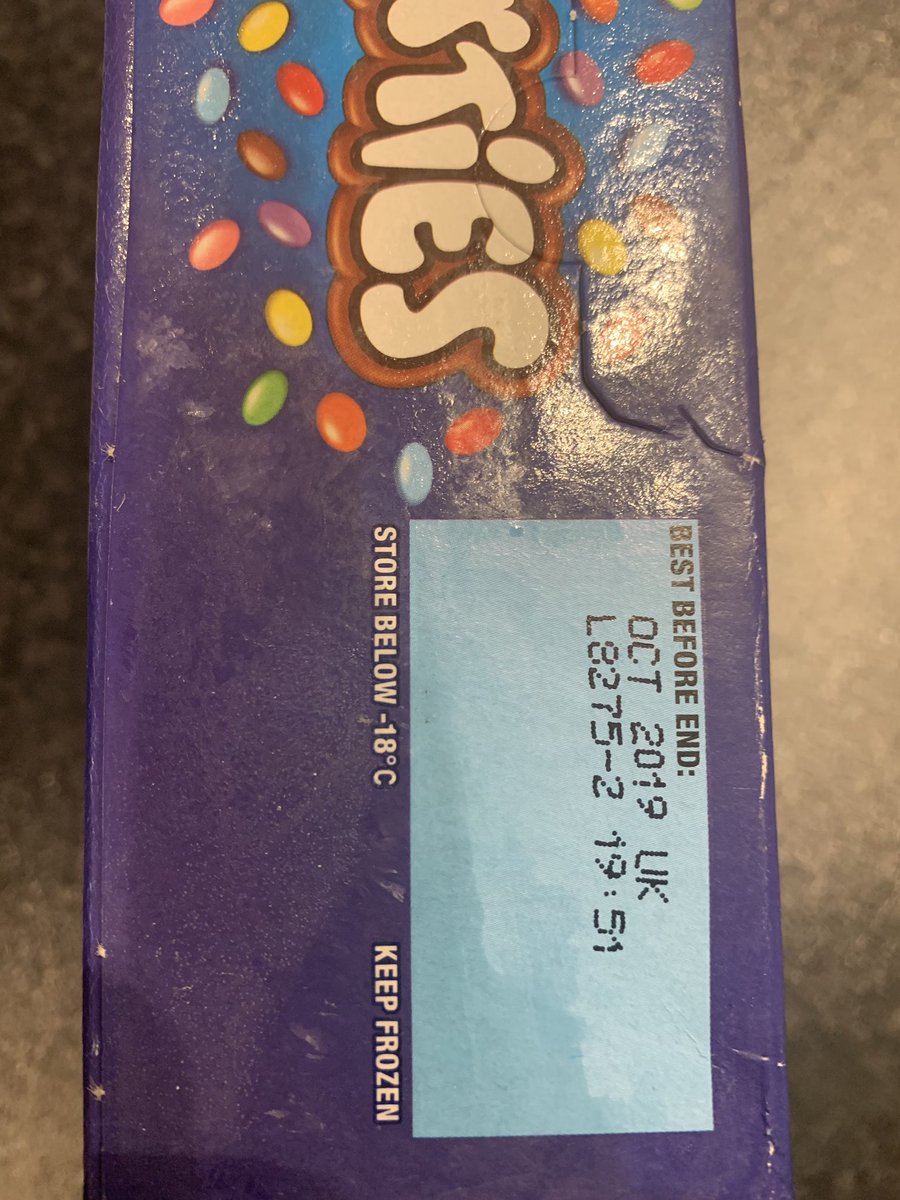 DJsJungle's tweet photo. @Tesco @Tesco 12 mouldy smartie ice creams - arrived by https://t.co/BsS3OPIhoo ingested by a child. £3 refund, no goodwill gesture- Do you think 🤔 that’s good customer care?? 👿 https://t.co/pKe0K28Idm