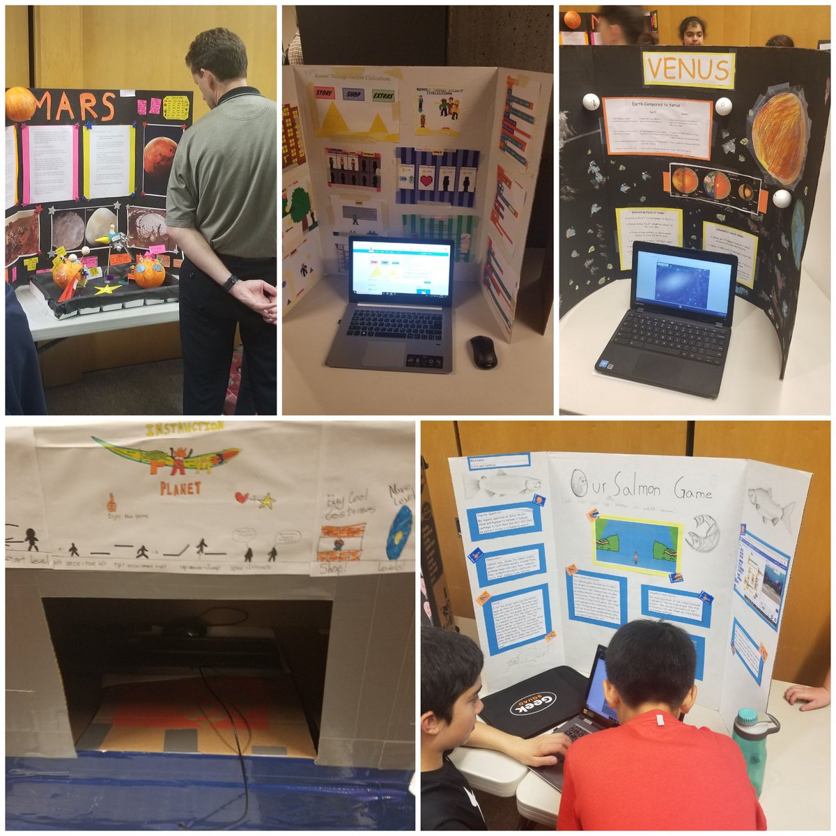 msilverton's tweet image. More projects @WestVanSchools #codingquest Arcade.