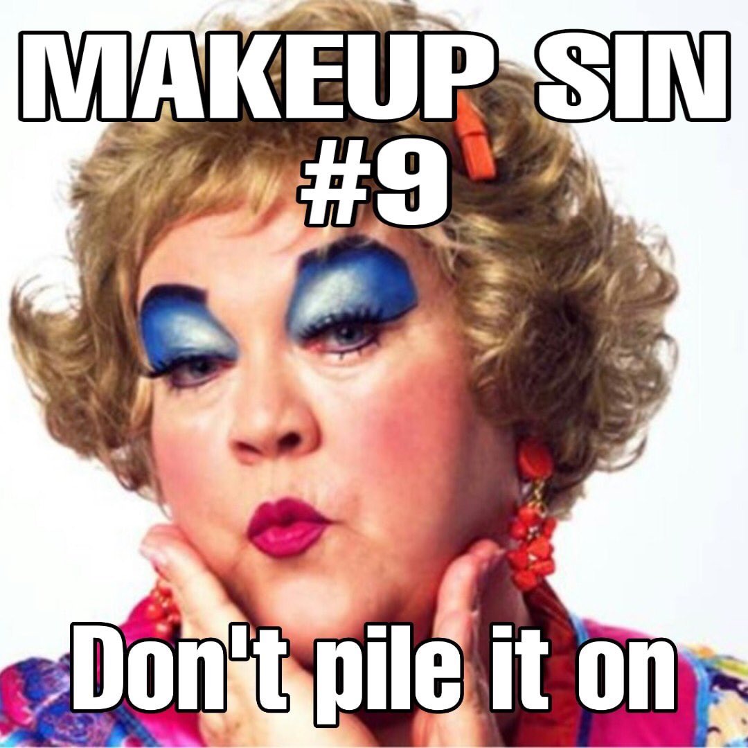 Whoa!!! Let’s take it easy and not over do it 😉 just because you want a dramatic or bold look doesn’t mean you have to pile it on. Sometimes less is more and what you use for you look is all you need!