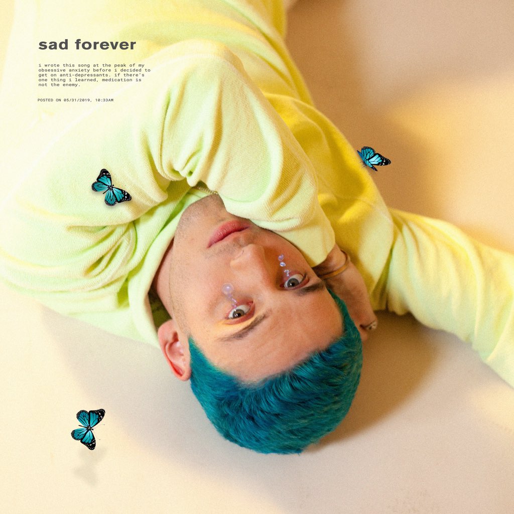 lauvsongs's tweet photo. SAD FOREVER OUT MAY 31ST. ALL PROCEEDS GO TO ORGANIZATIONS THAT ARE WORKING TO END THE STIGMA AROUND MENTAL HEALTH XO 💙 https://t.co/nuvgpzQgVR