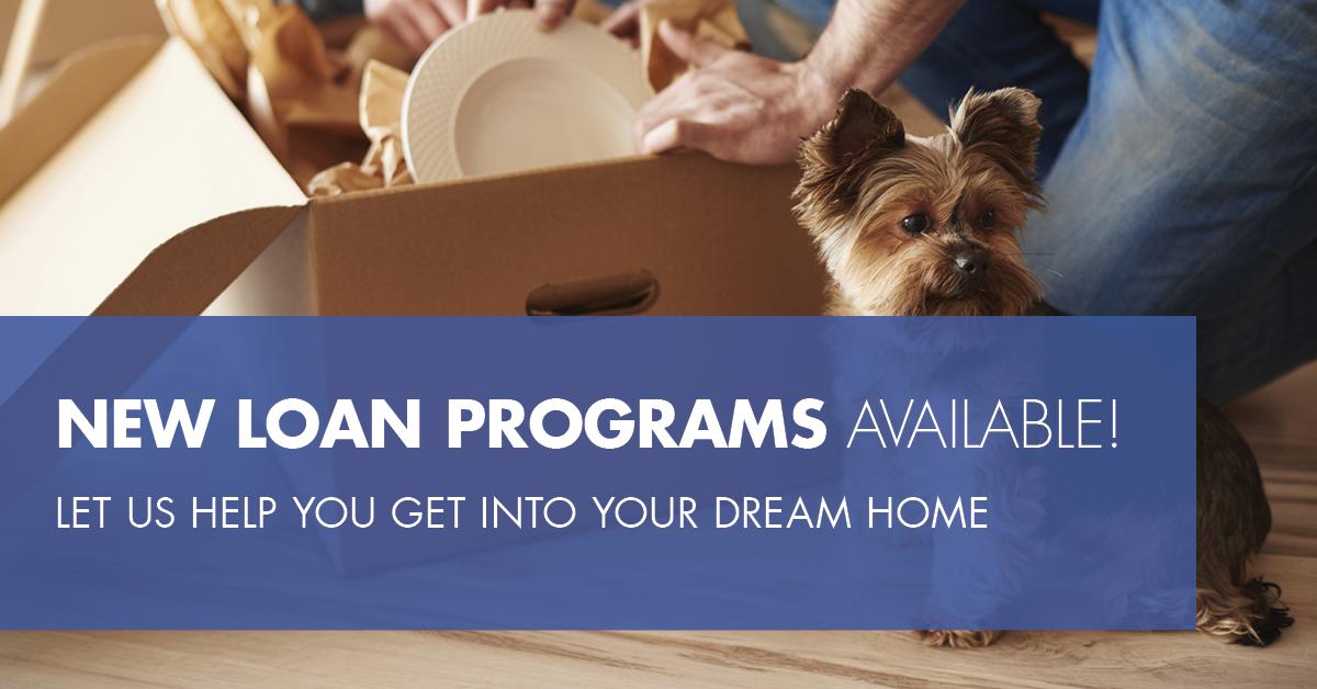 We have new loan programs that can help you get into your dream home for less! Call us today! 760-434-3575