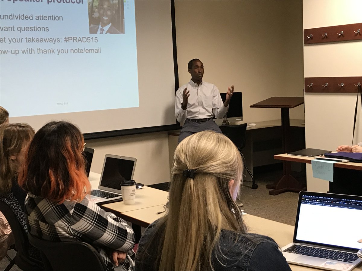 jillostewart's tweet photo. @dbevly kicks off visit with #PRAD515 class asking students “why communications studies?”
@CMNDePaul https://t.co/PyuIEjtFbJ