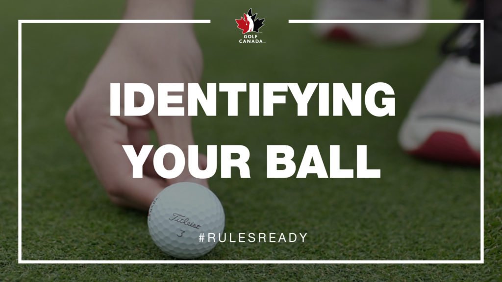 GolfCanada's tweet photo. When you can't identify your ball, the Rules of #golf allow you to lift it in order to do so #RulesReady
🎥 https://t.co/GAUUgPKaRr https://t.co/KR2wjUIA6c