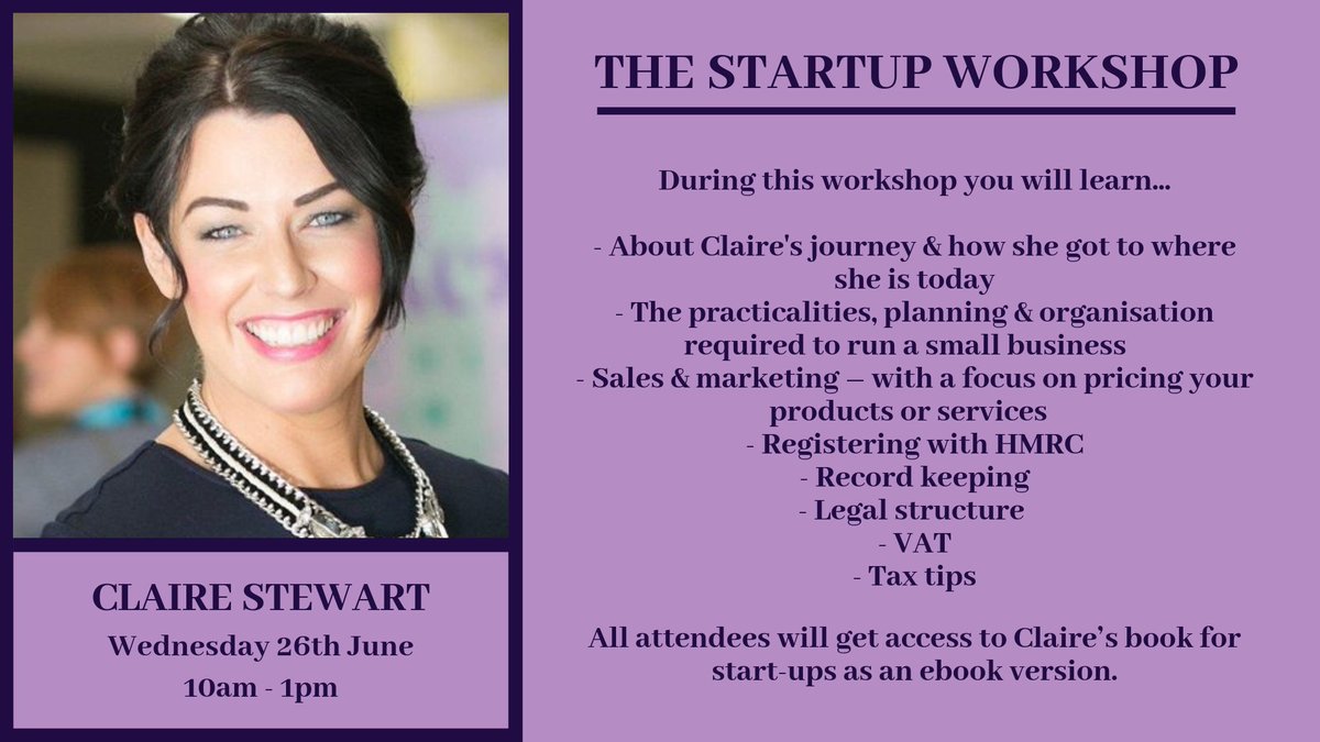 Lots to be covered at our next event: “The Startup Workshop” to take place in <a href="/CoworkCubic/">Cubic CoWork</a> on 26 June.

Tickets available here: eventbrite.co.uk/e/the-startup-…

#businessstartup #nistartup #businessevent #startabusiness