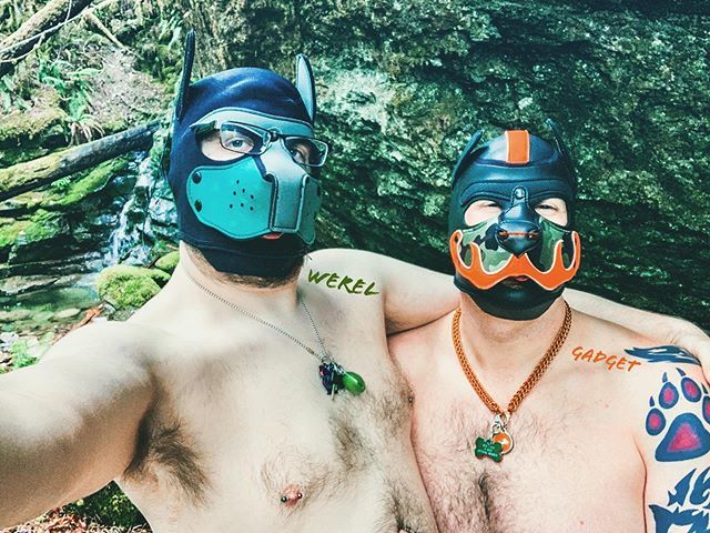 PupGadget's tweet photo. Thirty Thursday! Another shot with my Wolf Brother from last weekend! ๐บโบ๏ธ๐ถ
#me #humanpuppy #humanpup #pupplay #puppyplay #pupgadget #alphagadget #alphapup #alphapupgadget #bearscubsnbeards #scruffybeard #bearscubsandscruff #hairymen #shadowfallscampโฆ https://t.co/3Lx1Mg2I61 https://t.co/FvjER1dlJq