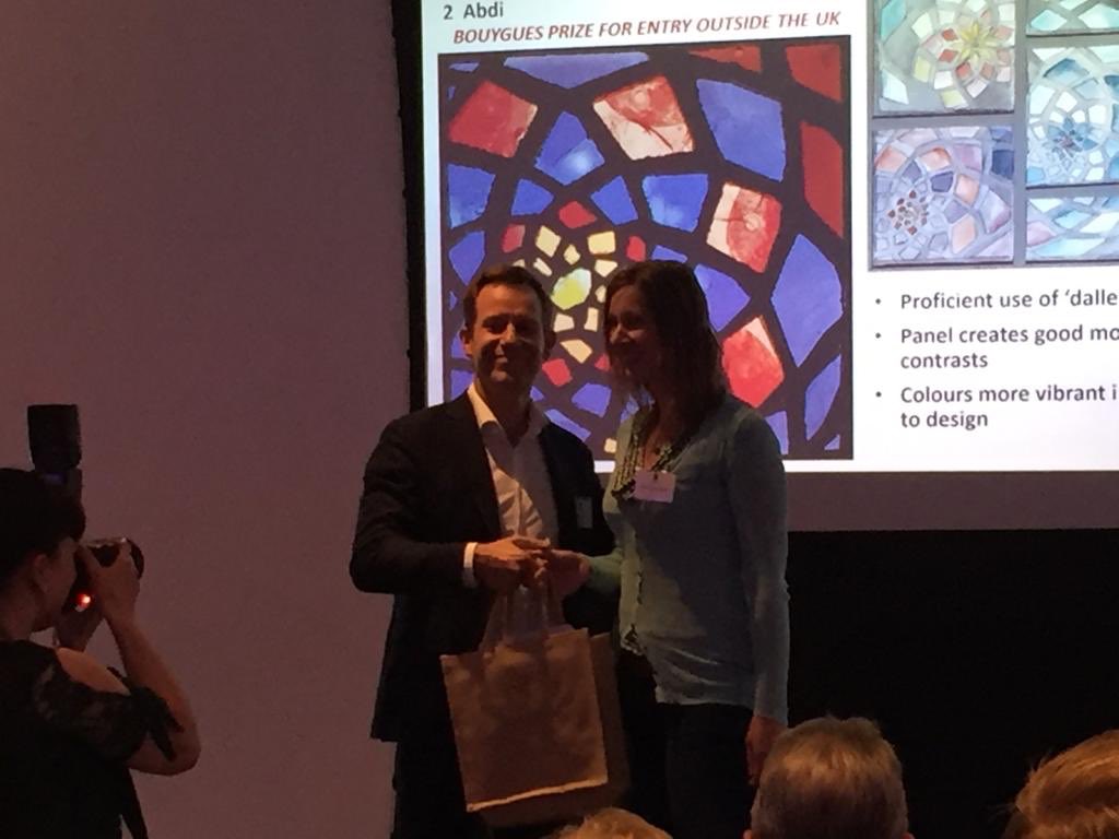 EllenLuxnova1's tweet image. Honoured, at the same time enjoying the company and insights of so many very talented people. Thank you. Just happy!
@StevensCompetition2019 #art #archticture #glassart #glass #monumental #architecturalglass #artsandcrafts #innovation