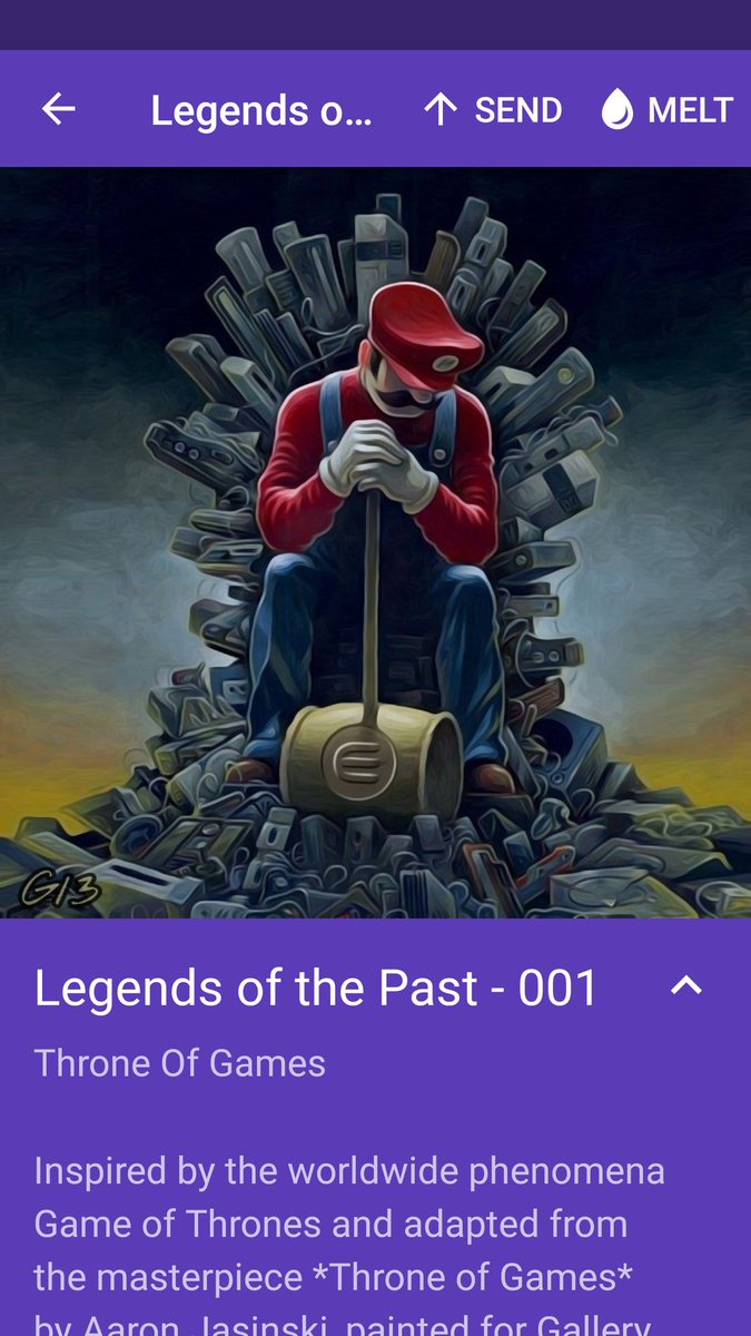 G13CryptoGalery's tweet photo. Legends of the Past - 001
#mintcompetition #kriptomat #enjin #erc1155 https://t.co/NtzNQBwt9M