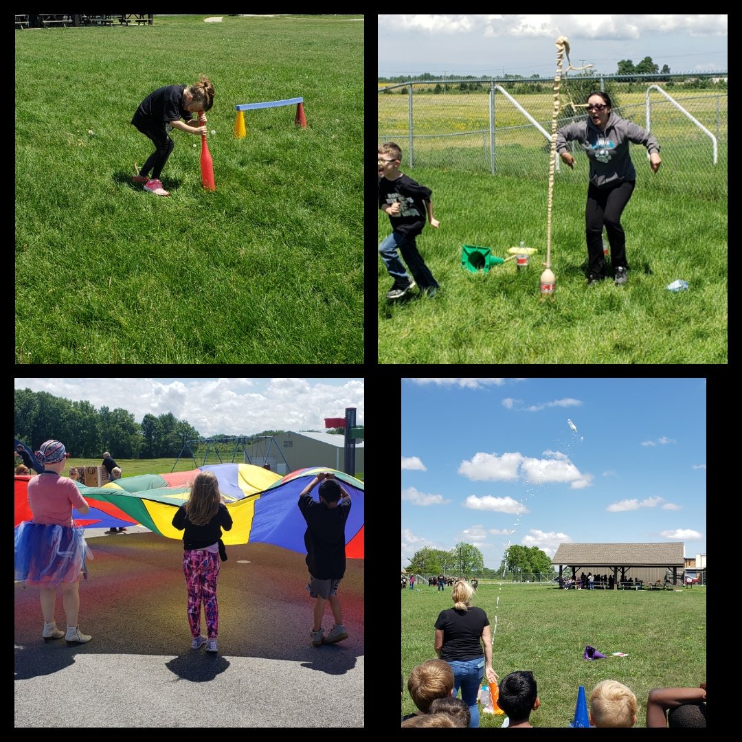 MsBartochowski's tweet photo. Blasting off to Jerry Ross Shenanigans! Thank you to our amazing volunteers and @MrsBrandySims for putting together a fun filled STEM afternoon! #JerryRossHereWeCome #4moredaysuntilwerethirdgraders #imkeepingthemall #2ndGradeRocks @WinfieldElem https://t.co/Rj7vCTyOiO