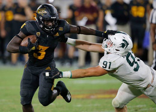 semajvern's tweet photo. All glory to god ! I have received an offer from Arizona State !!! Truly blessed and thankful for this opportunity !! #ForksUp https://t.co/6bbvEUN86t
