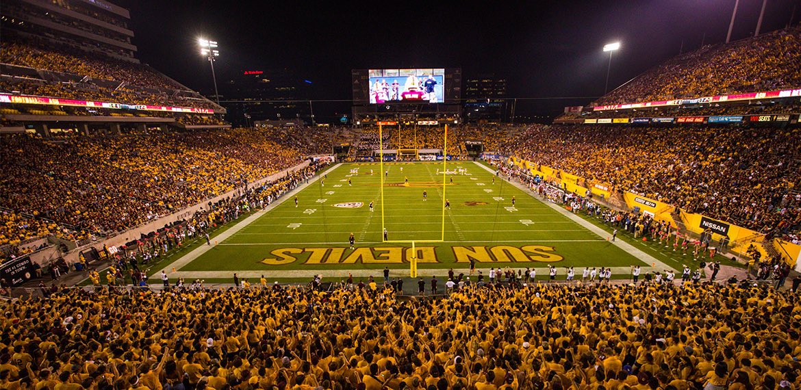 semajvern's tweet photo. All glory to god ! I have received an offer from Arizona State !!! Truly blessed and thankful for this opportunity !! #ForksUp https://t.co/6bbvEUN86t