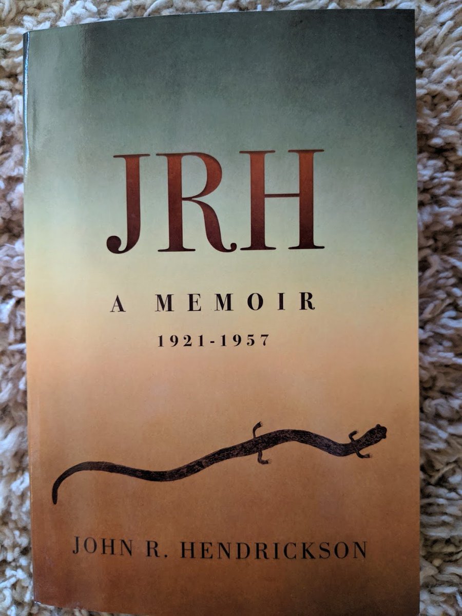 HendricksonDean's tweet photo. @dpsSpiders FYI - At my cousin's house and got a look at JRH's memoirs hot off the press (arrived today). 524 pages. ISBN2370000679345. https://t.co/8HJn4iPTFx