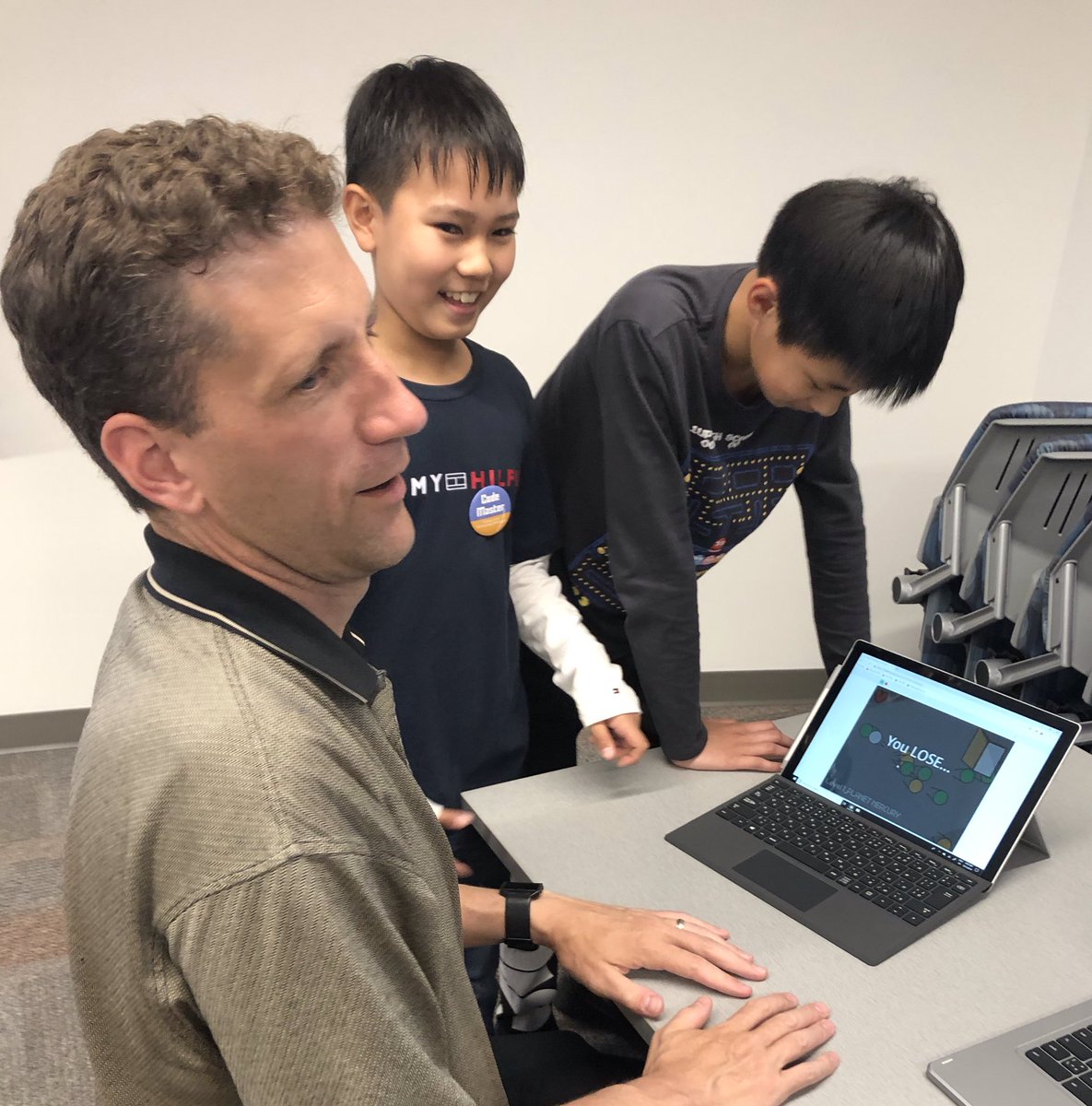 chrkennedy's tweet image. I hate losing!  #CodingQuest #westvaned