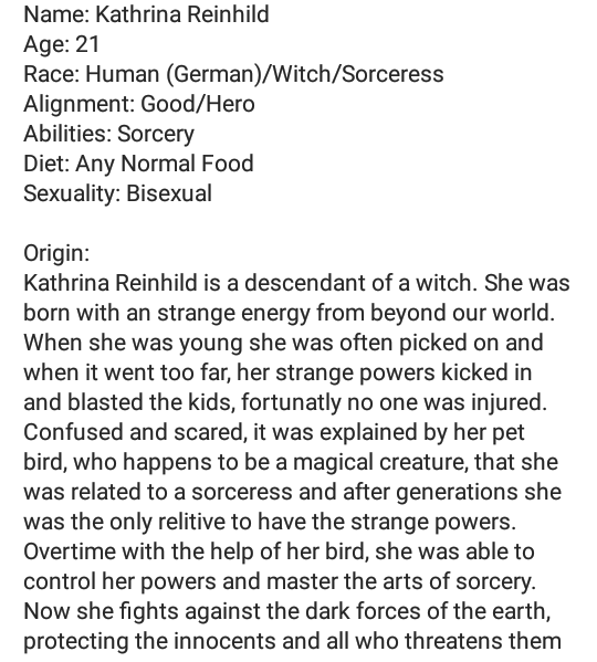 KlrGhostX's tweet photo. New OC- Kathrina Reinhild, the Sorceress
#art#artwork #draw #drawing #myart #mydrawing #mydesign #mycharacterdesign #oc #originalcharacter #myoc #myoriginalcharacter #mycharacter #witch #witchcharacter #witchoc #witchgirl #magic #magicalgirl #sorcery #sorceress #sorceress https://t.co/MNUii7nv1f