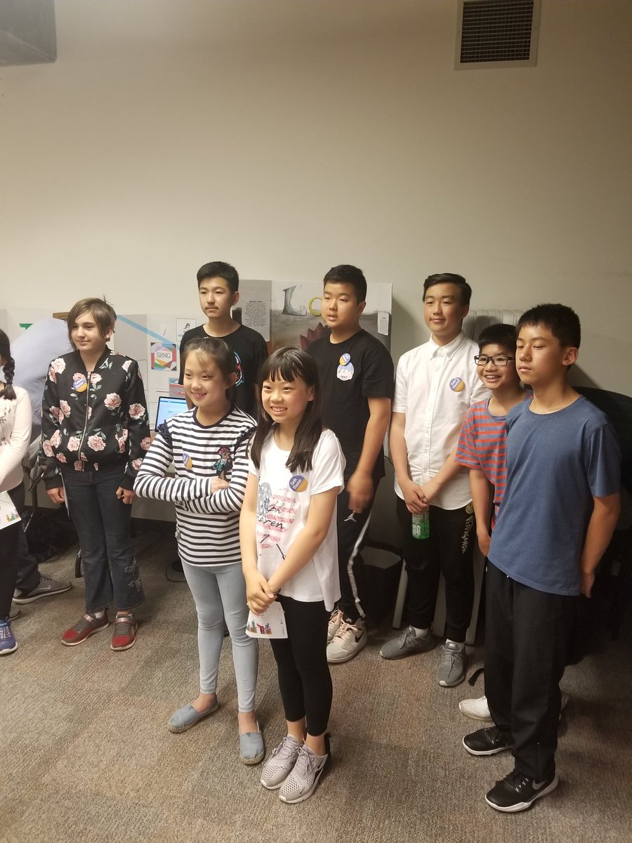 msilverton's tweet image. Some of @WestVanSchools &quot;Code Masters&quot; #codingquest
