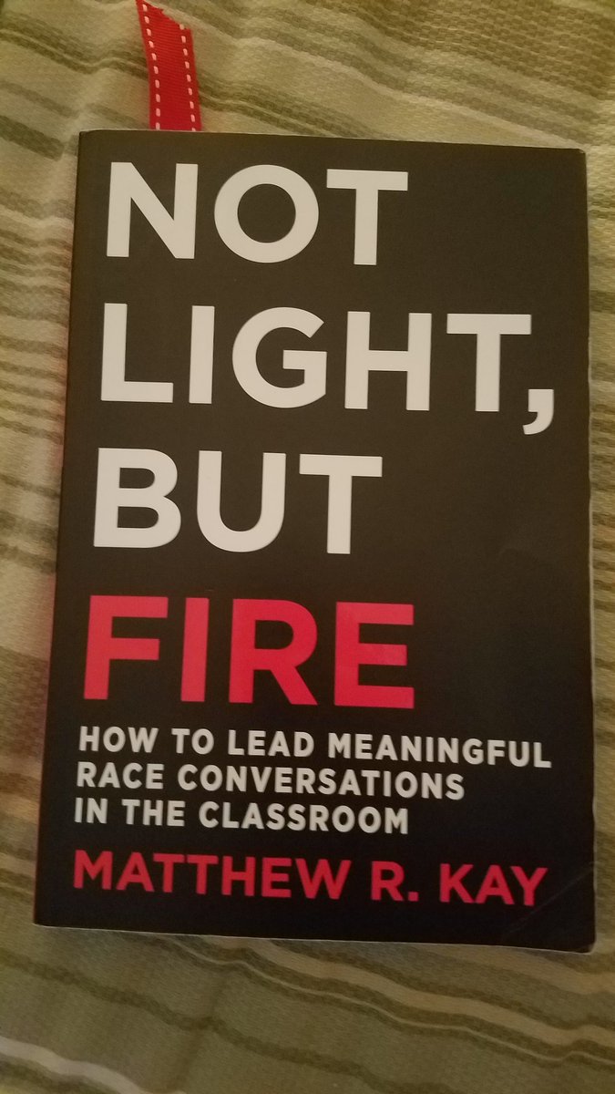 CounselorTS's tweet photo. #BookClub finished for the school year. I highly recommend if you want to read about approaching #race conversations in your #classroom . @MattRKay https://t.co/uCO9Kjf3Z0