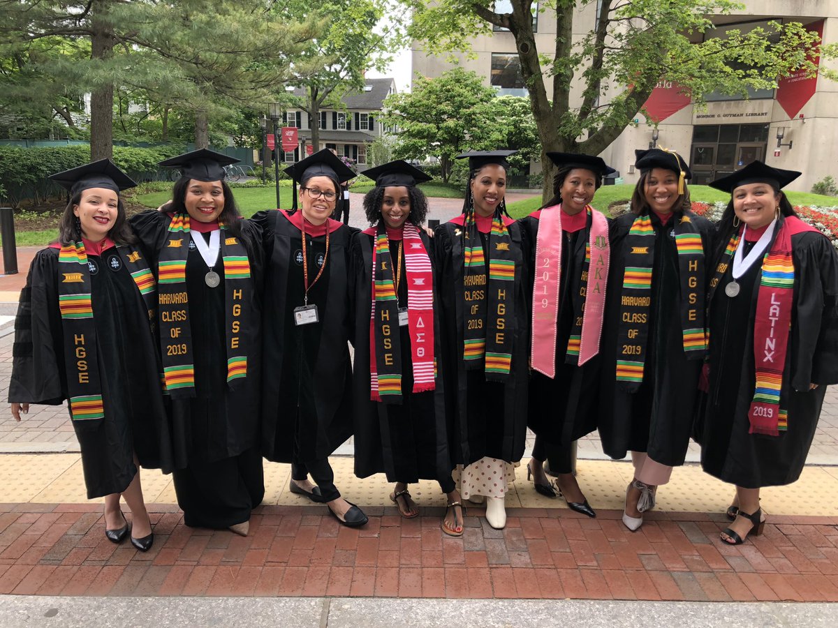 dr_ahwelcher's tweet photo. Today, I officially graduated with my doctorate of education from @HarvardEdLD alongside an amazing group of Queens. #BlackandBrownDoctors #HGSE19 #WomenofColorLeading https://t.co/O4w7dl038x