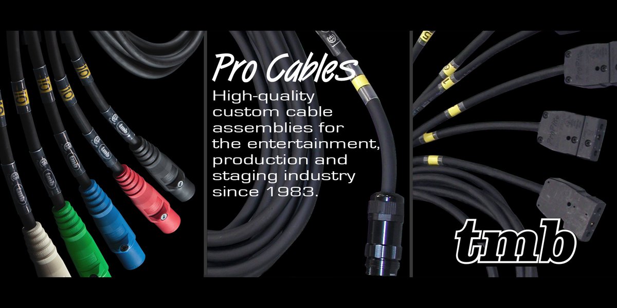 tmbworldwide's tweet photo. All cables are NOT the same! TMB has built proven, reliable, quality assemblies for the industry’s leading companies for the last 30+ years. https://t.co/myLWp109jg #TMB #ProCables #ProPlexTMB #ProPlex #thefirstandstillthebest #lighting #entertainmentlighting https://t.co/ntqLoaMV6y