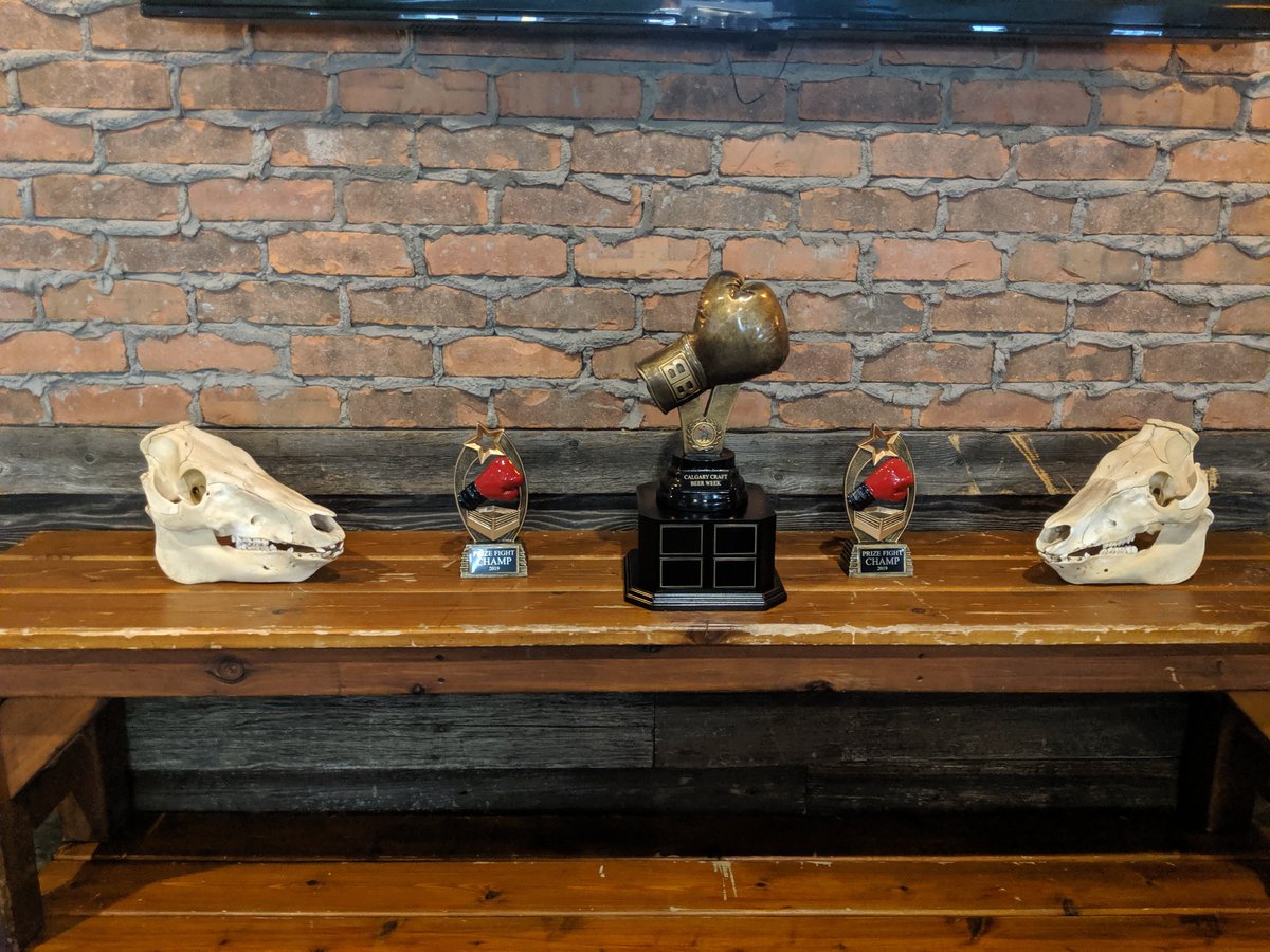 heidamazeballs's tweet photo. Check out what's on the line tonight at @PigandDuke Prize Fight tonight. Who's excited for some delicious meats and brews? Don't forget that $1 from every beer sold goes to @giveamile as well! #yyc #yycbeer #GAMBeerWeek https://t.co/zSVcyVPl3V