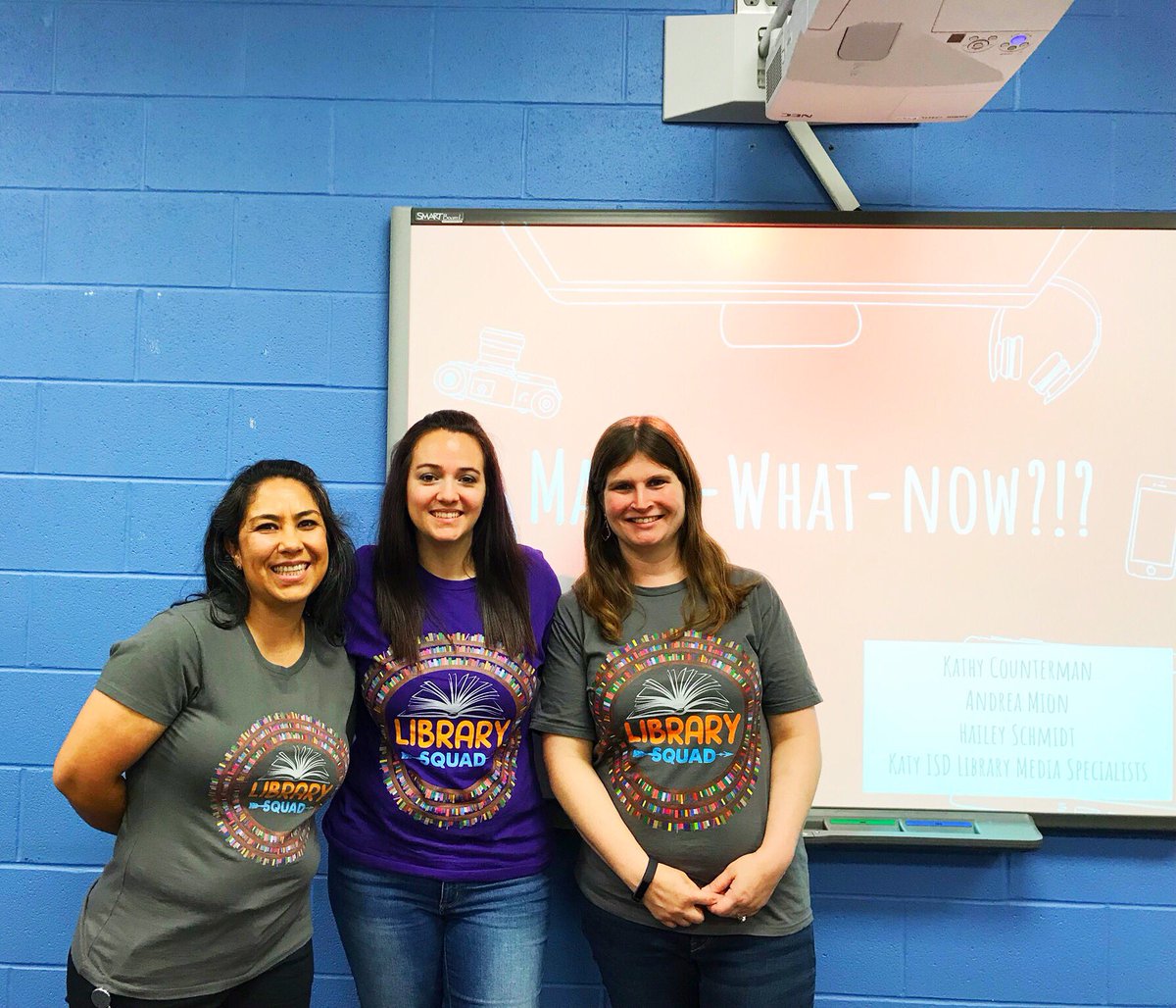 TWELibraryLady's tweet image. Legacy Maker 2019! Had a great time presenting with @FElibrary and @HE_librarian on Makerspaces. #kisdelemtech #librarysquad #TWEHowl