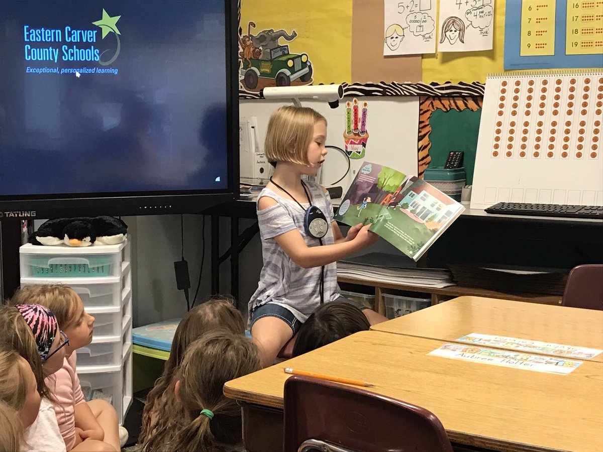 We heard a special story from a friend today!  I LOVE hearing my first graders read.  I’m so proud of her!💕📚🤗