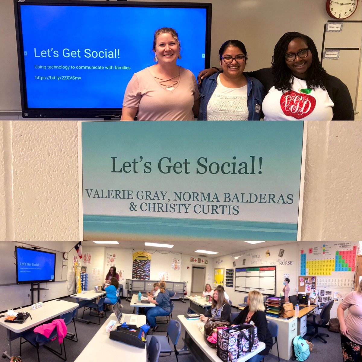 glitzandgadgets's tweet photo. I had so much fun presenting with @normaabalderas and Mrs. Curtis at our #wpsummer showcase! Learning from other teachers in our district is where it’s at! #teachersrock #summerlove @WillsPointISD https://t.co/gq6Q070Rio