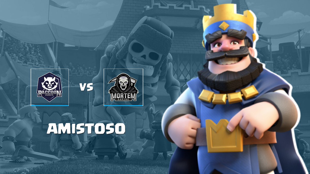 #ClashRoyale | AMISTOSO

➡️ A las 22:00HS 🇦🇷 nos enfrentamos a nuestros amigos de <a href="/MortemMobile/">Mortem Gaming</a> en un nuevo amistoso

🏆 | AMISTOSO
⏰ | 22:00HS 🇦🇷
🆚 | <a href="/MortemMobile/">Mortem Gaming</a>
➡ | SLO Nuevo

#GoRaccoon #GoRE