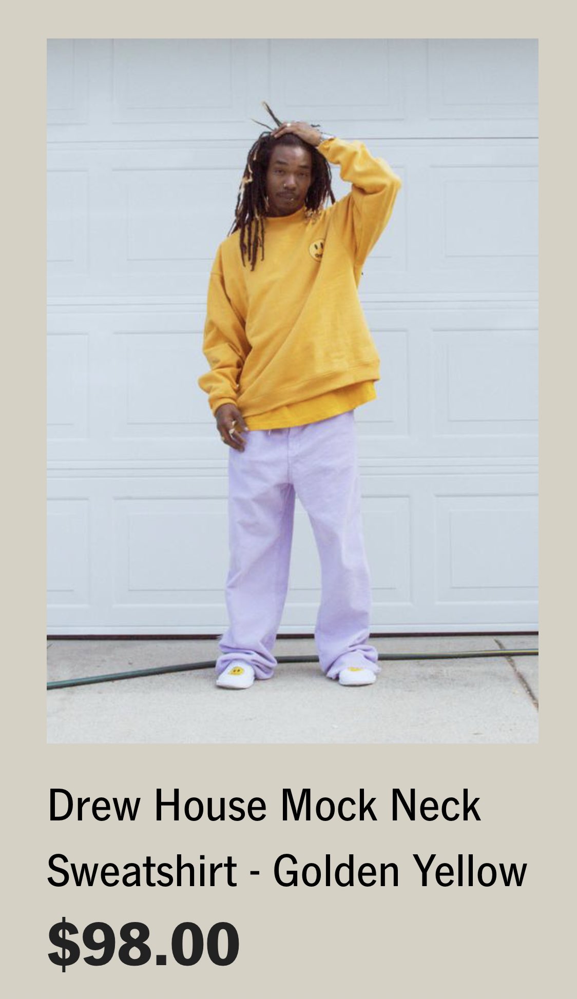 Golden yellow clearance sweatshirt