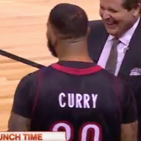SB Nation on X: @unstoppablebaby @Drake Drake is wearing a Raptors jersey.  It's a Dell Curry jersey   / X