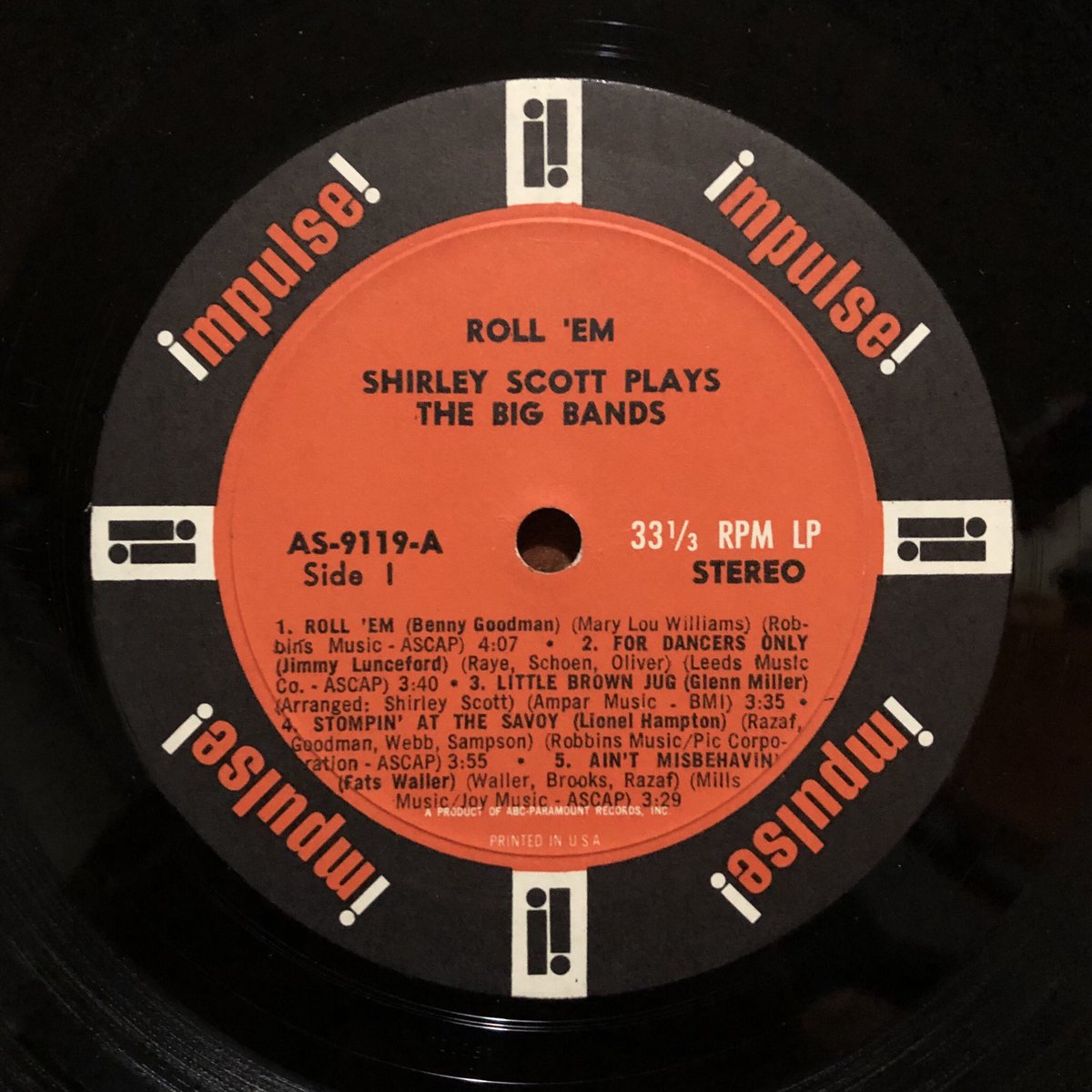 TheLeesOfMemory's tweet photo. #CurrentSpinner #RollEm #ShirleyScottPlaysTheBigBands
This thing really cooks. @RavenRecords 🧡🖤 @impulselabel https://t.co/U5uIaBFfCd