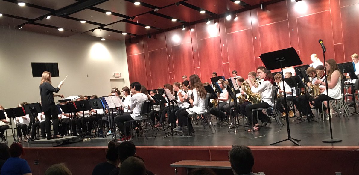 Musical finale of the year...7th and 8th grade band concerts!