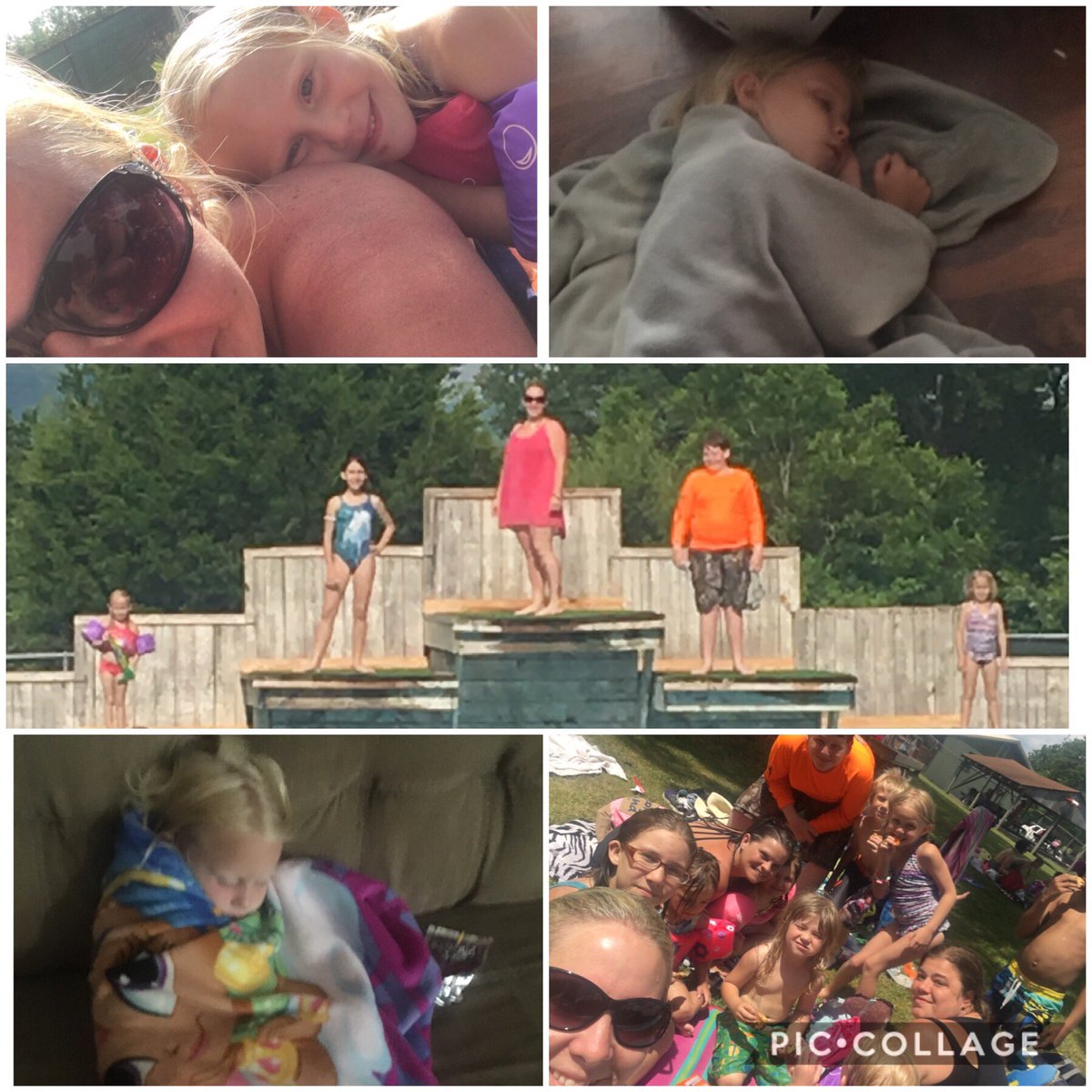 The family soaked up some much needed sun and water today! #waterlife
