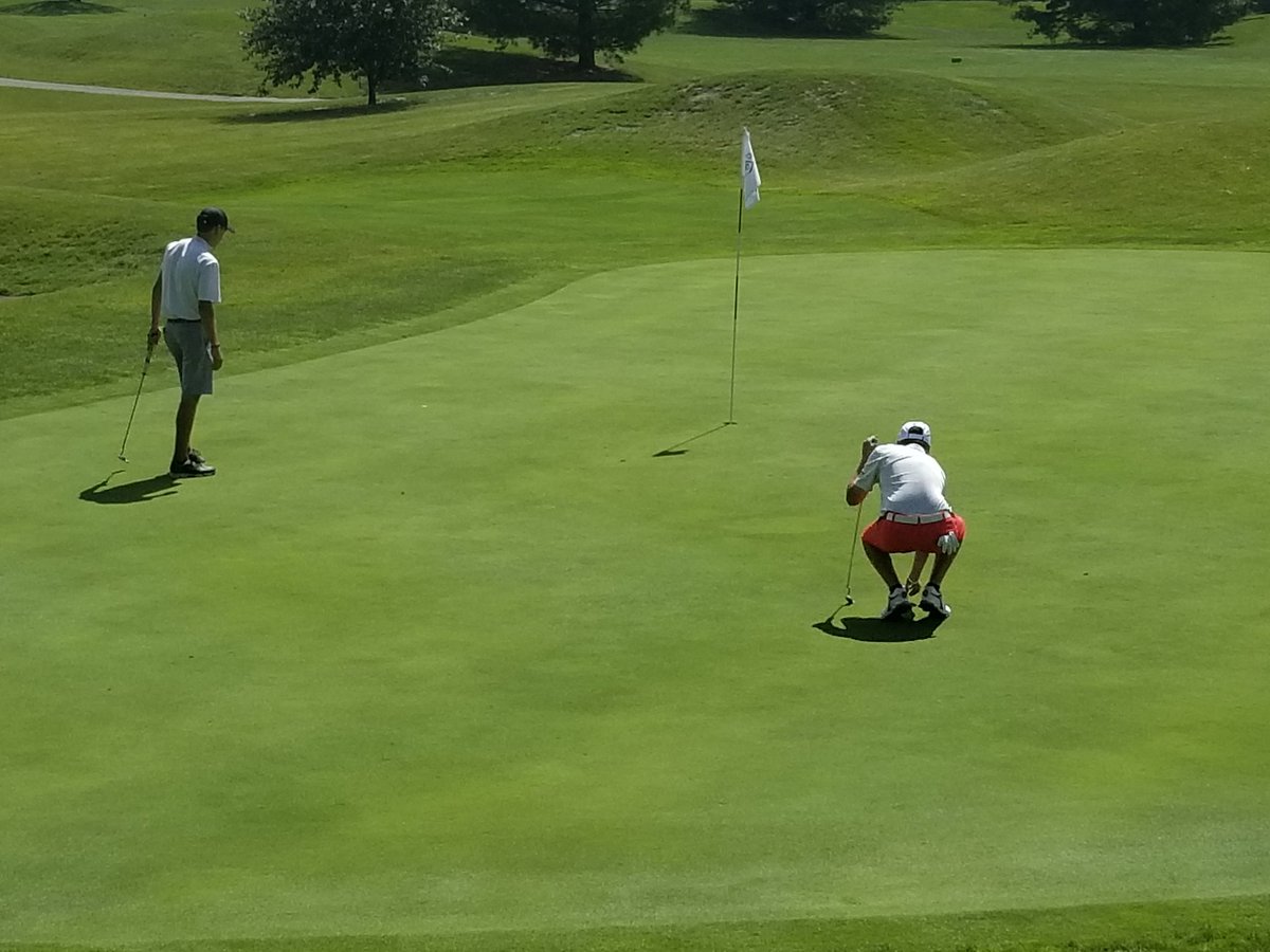 tedbishop38pga's tweet photo. Major break through happening with Indiana junior golf. Today's JoCo Boys event finished in 4 hours 16 minutes. Same event two years ago- 6 hours 30 min. @IHSAA1 @IndianaGolf @USGA Pace of play initiative working! #ReadyGolf #MaxDoublePar #NewRules #Timers #CheckPoints https://t.co/KlkTtn3mMX