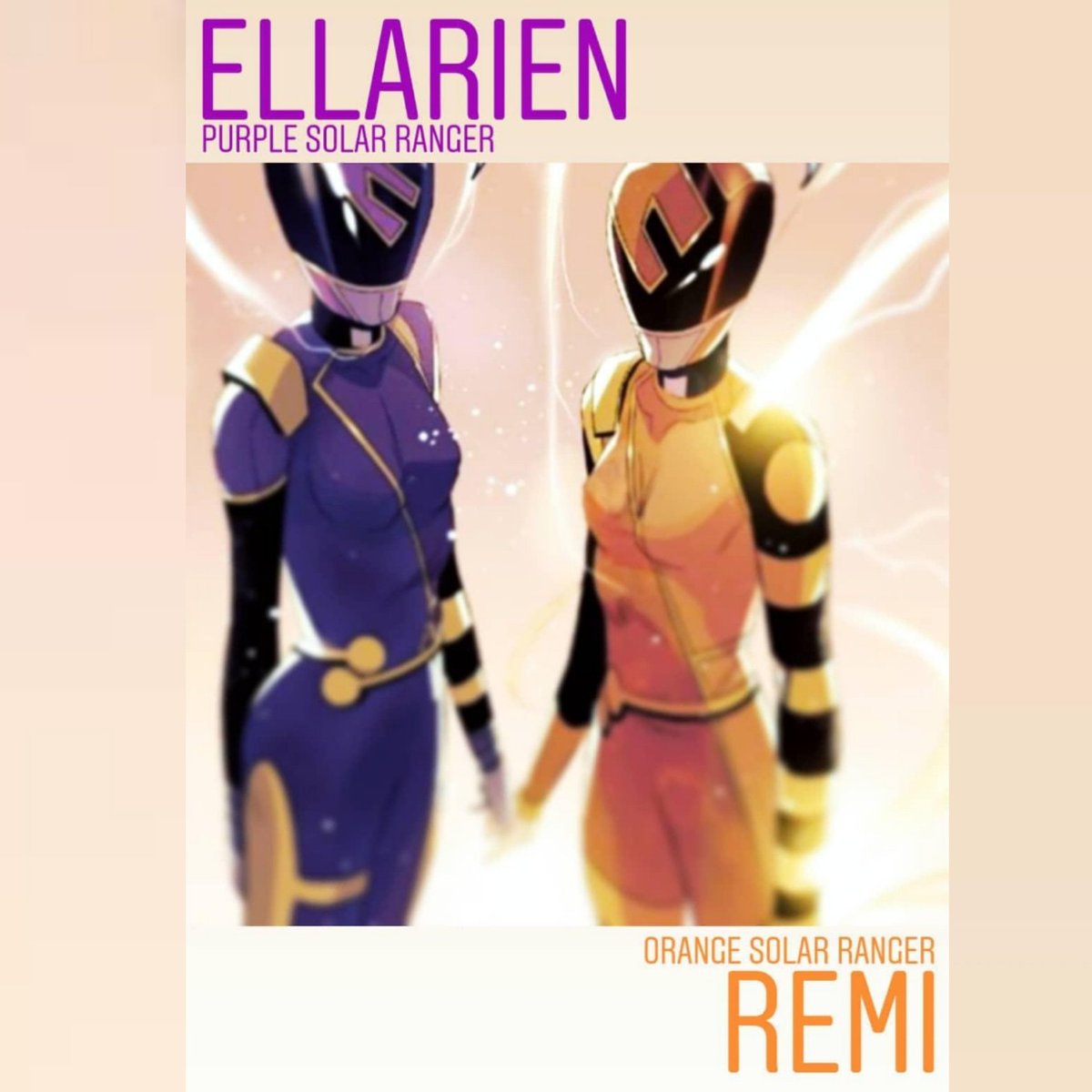 ListenAnyway's tweet photo. Ellarien, Purple Solar Ranger.
Remi, Orange Solar Ranger.
*
#mightymorphinpowerrangers #MMPR #BeyondTheGrid #PowerRangers #rangerslayer #magnadefender #darkranger #solarranger #solarrangers #andros #mikecorbett #tanyasloan #kimberlyhart #heckyl #camwatanabe #ellarien #remi https://t.co/JT2P3pcc8S