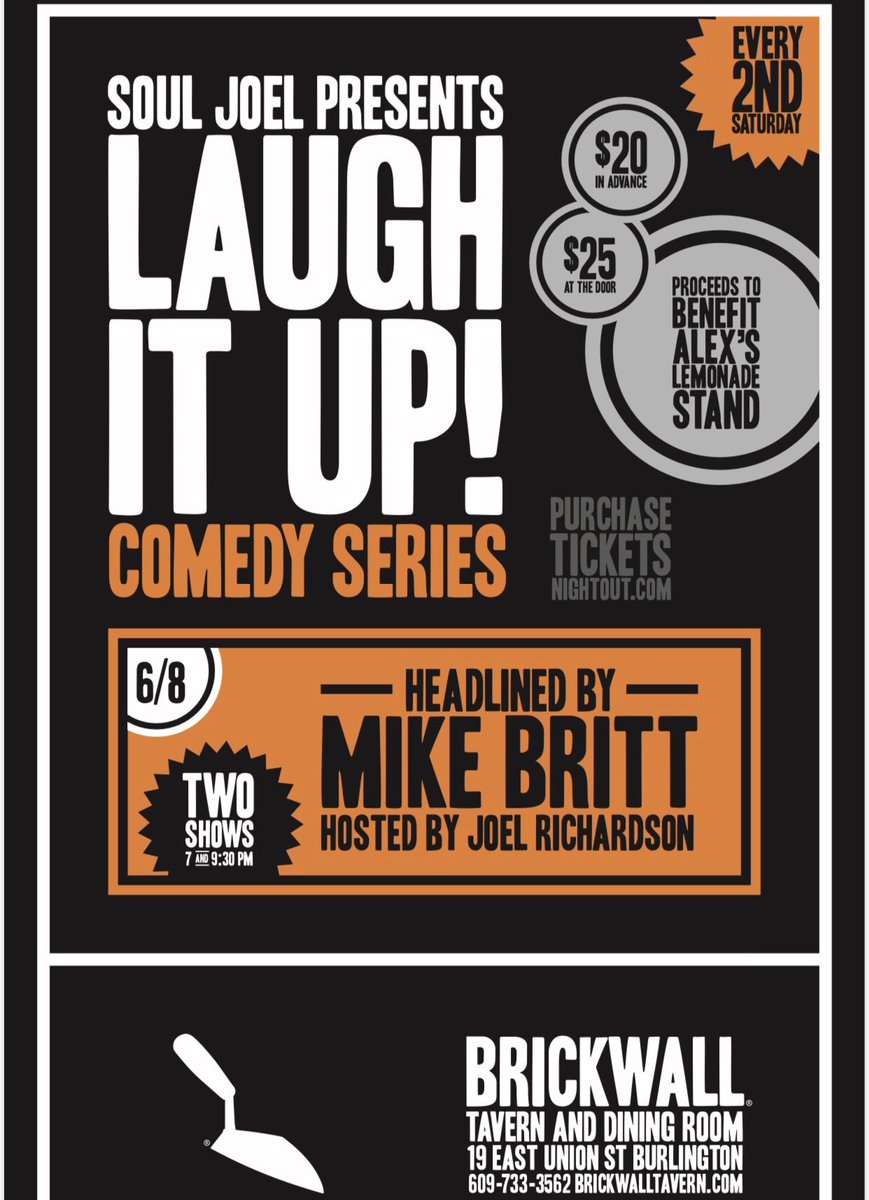 Come out for some laffs NJ !!