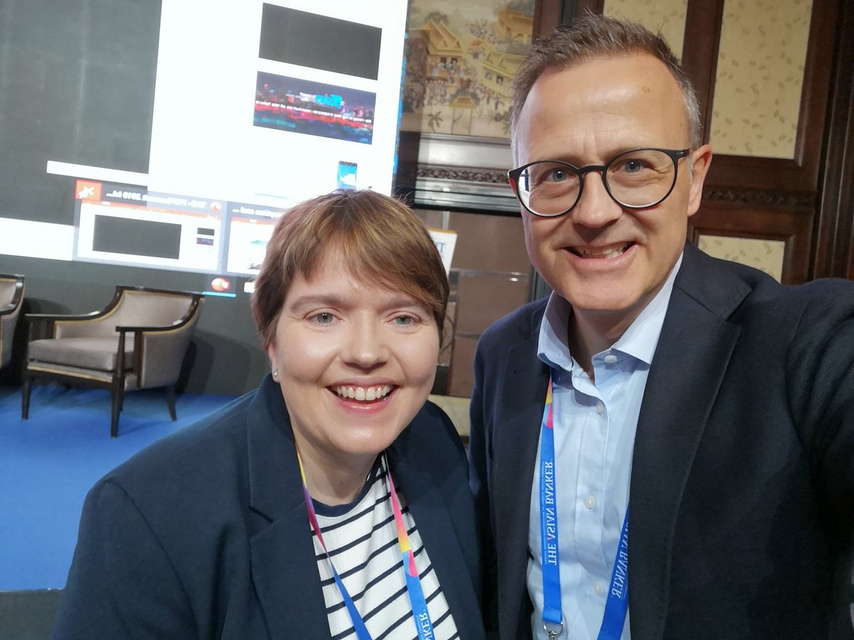 sallyeaves's tweet photo. A few shots from #Bangkok and @TheAsianBanker #FOFsummit19 Day 2 including #Keynote prep and catch up with the fantastic @UrsBolt 👍 #Blockchain #AI #FutureofWork #FinTech #finance #inclusion #skills #Thailand @ipfconline1 @fintechnically @MaydaLim @EmmanuelDaniel @jblefevre60 https://t.co/1Z7djdCuBF