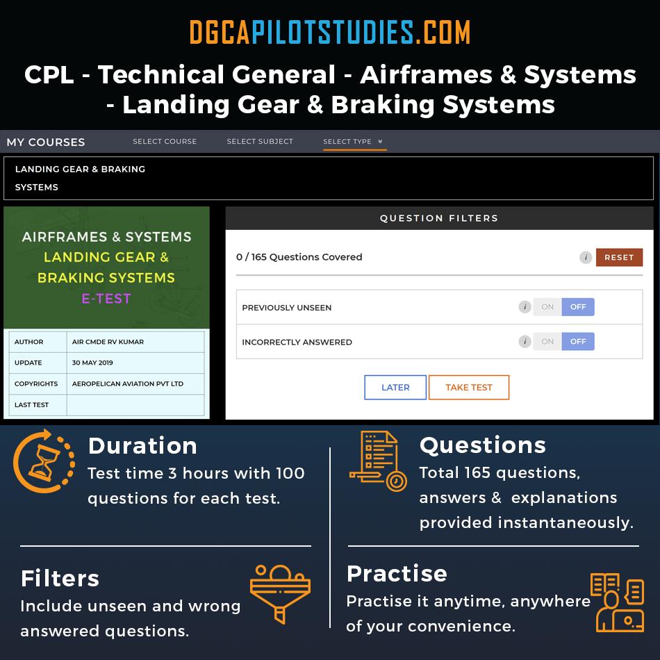 pilotstudies's tweet image. #CPL #Techgen #principlesofflight #POF #LandingGear #BrakingSystems #ETest upload. Contains 165 questions, answers and explanations provided instantaneously. Practice it ANYTIME ANYWHERE #pilots #Aviation #India #DGCA #knowledgeforflight