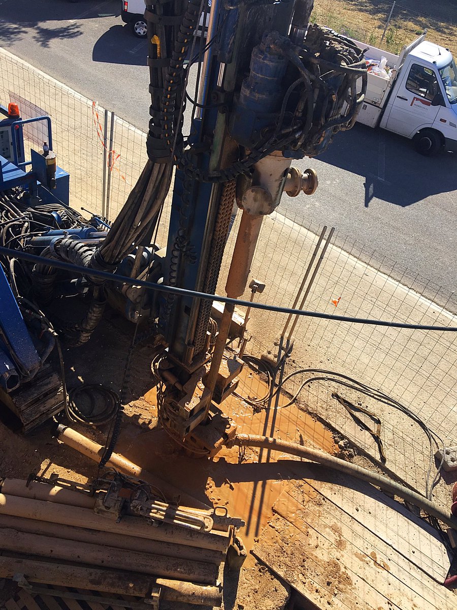 Buenos días a todos! Realizando Geotermia para instalación de tierra termico! Construyendo el Futuro. #projectyplanning