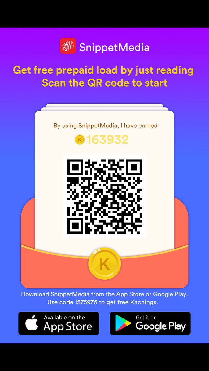 vicepogikoJMV's tweet photo. GET FREE PREPAID LOAD BY JUST READING. SCAN THE QR CODE TO START..... https://t.co/Pwqj3BbmB5
