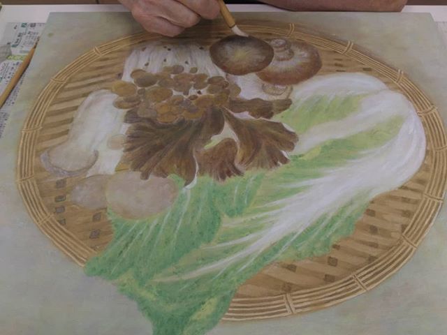 yoichiaraki's tweet photo. 日本画教室 / Japanese Painting class / японской живописи

制作風景 / Painting

#Japanesepainting #art #nihonga #howto #painting #washi #paper #日本画 #岩絵の具 #作り方 #制作 #水干絵の具 #iwaenogu #японскаяживопись #бумага #япония #crumpledpaper https://t.co/pw4JN4vGoY https://t.co/vgia9gtKuS