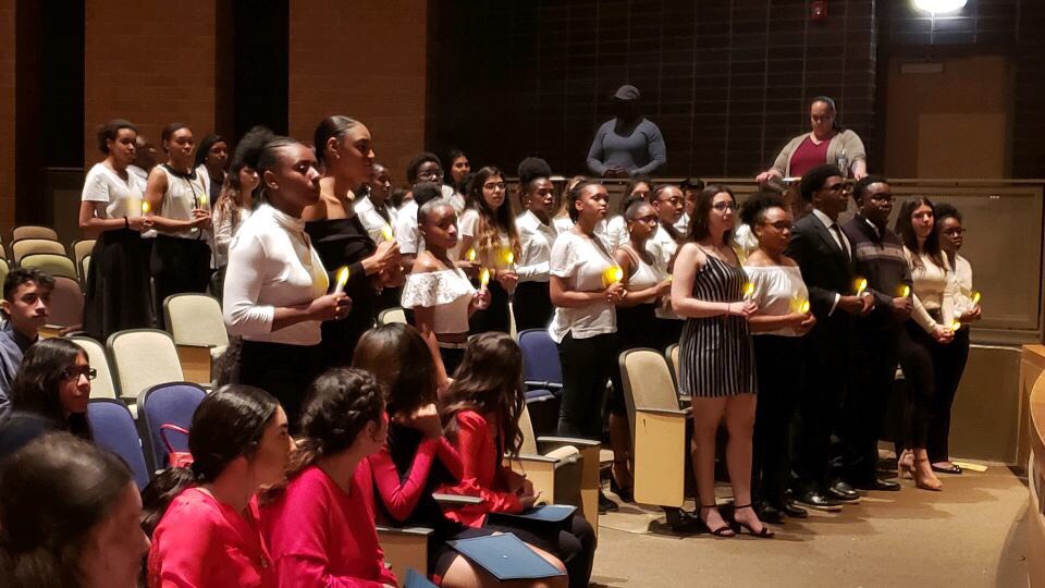 BrooksNhs's tweet photo. We would like to formally congratulate and introduce our newly inducted NHS members! You have come a long way and have worked diligently for this prestigious position. We know you all will represent our 4 pillars with pride and honor. 
Congratulations NHS Class of 2020!🎉 https://t.co/3EdMpZb3SV