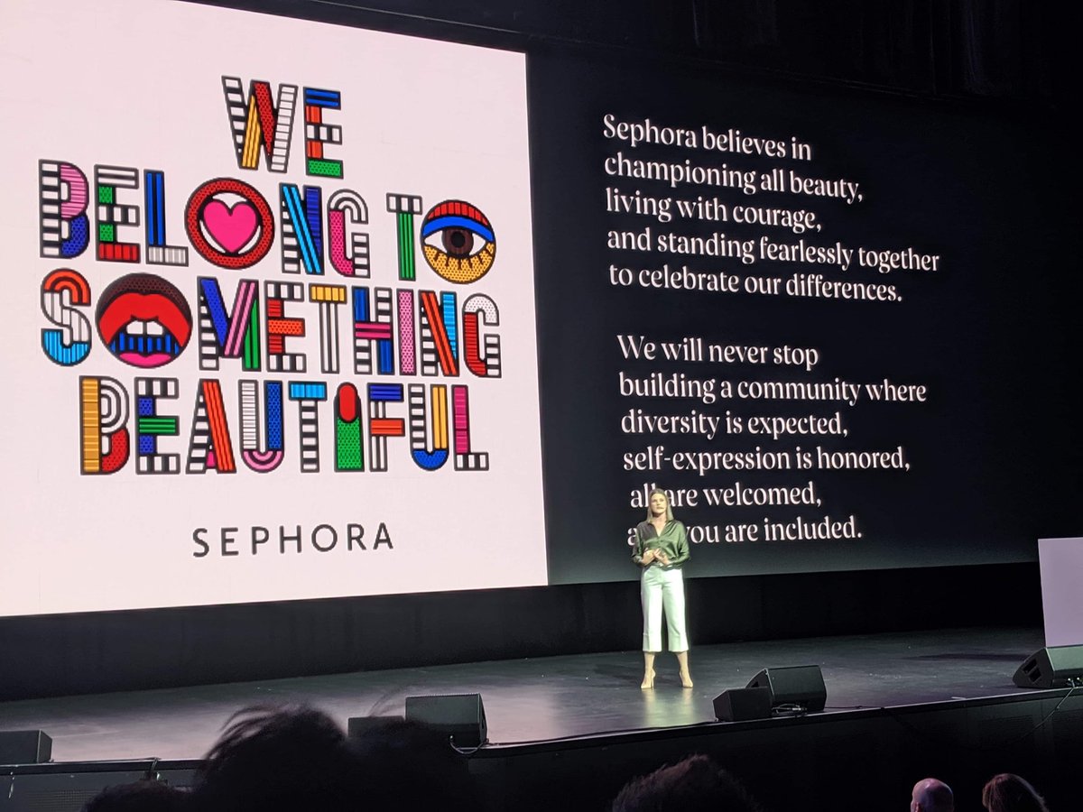 ThoughtTankAU's tweet photo. Building a community and helping people is what our team is all about! ‘People make it happen’ - Sephora @Qualtrics #qualtricsX4SYD https://t.co/V0ADjAEG8T