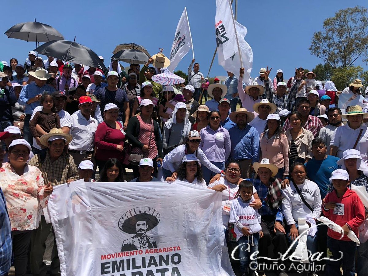 CeliaOrtuno's tweet photo. Una vez más el  @AgraristaZapata  #RegiónTeziutlán presente en el evento que incluye nuestros ideales y el desarrollo futuro del campo. #InclusiónyReconciliación
@MBarbosaMX @Biestro @MaritzaMarinM @yeidckol https://t.co/6Qz5G7rnwq