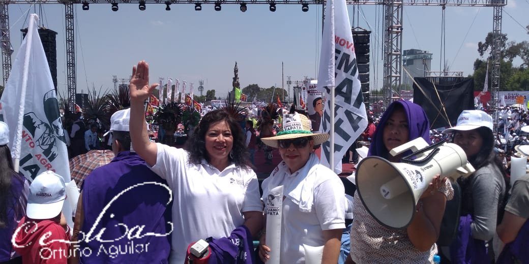 CeliaOrtuno's tweet photo. Una vez más el  @AgraristaZapata  #RegiónTeziutlán presente en el evento que incluye nuestros ideales y el desarrollo futuro del campo. #InclusiónyReconciliación
@MBarbosaMX @Biestro @MaritzaMarinM @yeidckol https://t.co/6Qz5G7rnwq