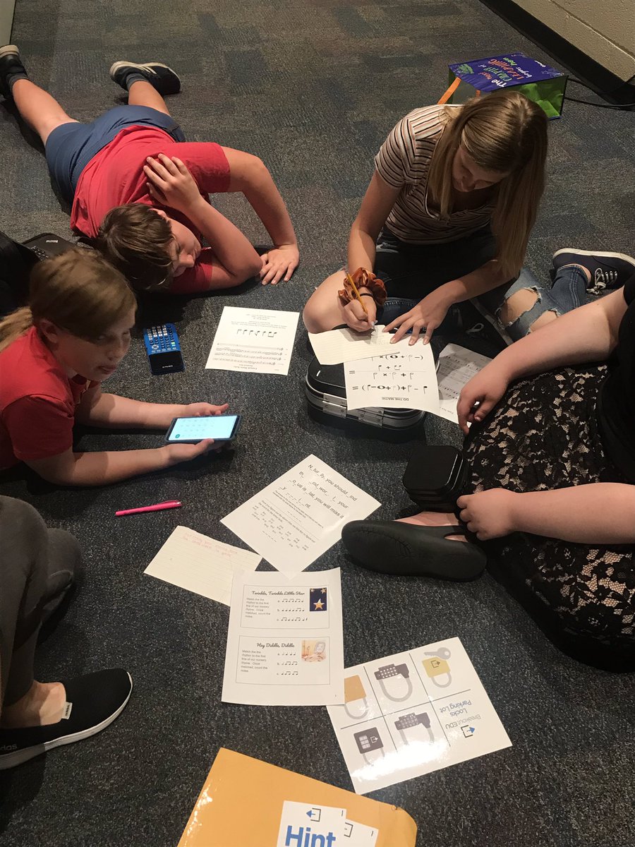 GHMS_Choirs's tweet photo. 7th and 8th gd sts collaborate and use their musical knowledge to break out of the box! @breakoutEDU #musiced @GHMSBuckskins https://t.co/D8dTGRQEgq