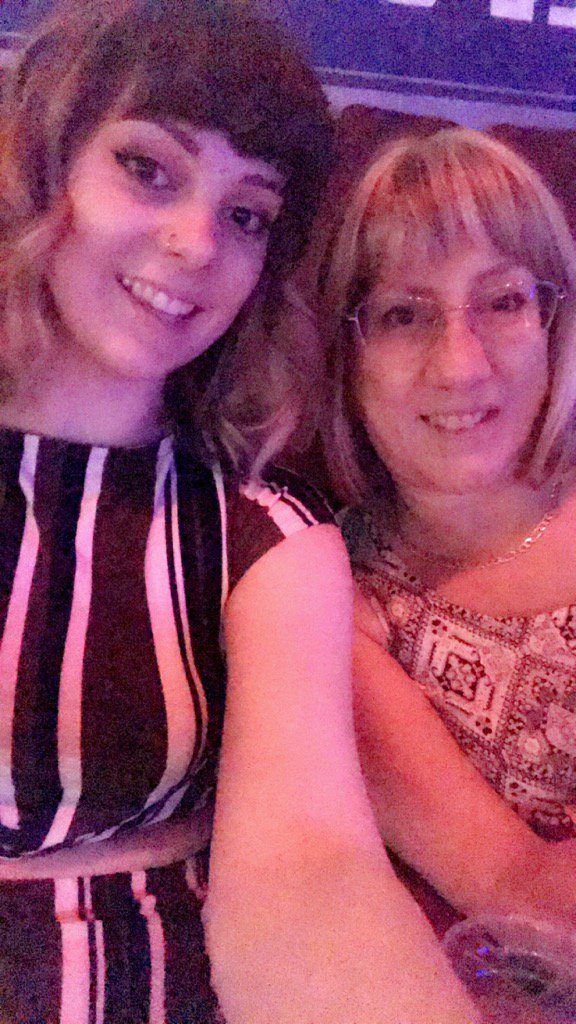 SuePBC65's tweet photo. Heh @Cher my buddy Helen +.her daughter drove to #Vancouver to see you tonight. They are so excited + sent some pics! Welcome to my beautiful city!! #CherVancouver #CherConcert have a great time and thanks for including Vancouver on your tour! They already bought merch! https://t.co/4o01RrLHIG