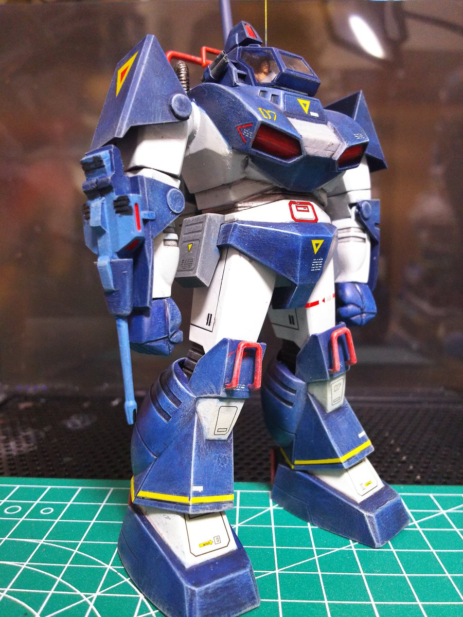 hakase66's tweet photo. 今年上期はダグラムシリーズ作ったなぁ。１枚目から1/48  1/72  1/72  1/48 の順です。 https://t.co/rTfJkCUDMA