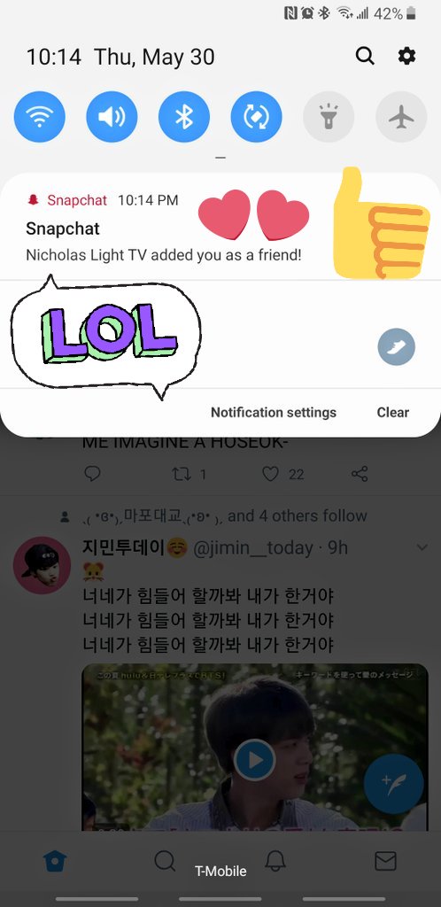 glendaf12009's tweet photo. @NicholasLightTV Doneeee ✌ btw I love your reaction videos 💜 specially from our boys @BTS_twt 💜💜💜💜💜💜💜 https://t.co/szVYWM5rti